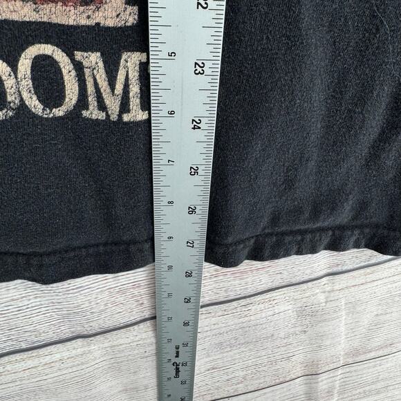 Bob Marley Football is Freedom Short Sleeve T-Shirt Adult Size XL Black - Picture 7 of 7